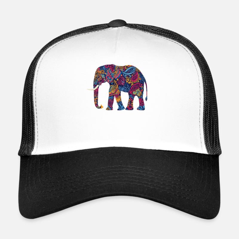 Éléphant Proboscis Afrique Safari Wilderness Éléphant Casquette trucker 