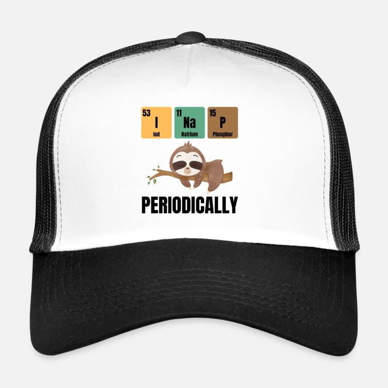 Funny Sloth Saying Chemistry Humor Trucker Cap