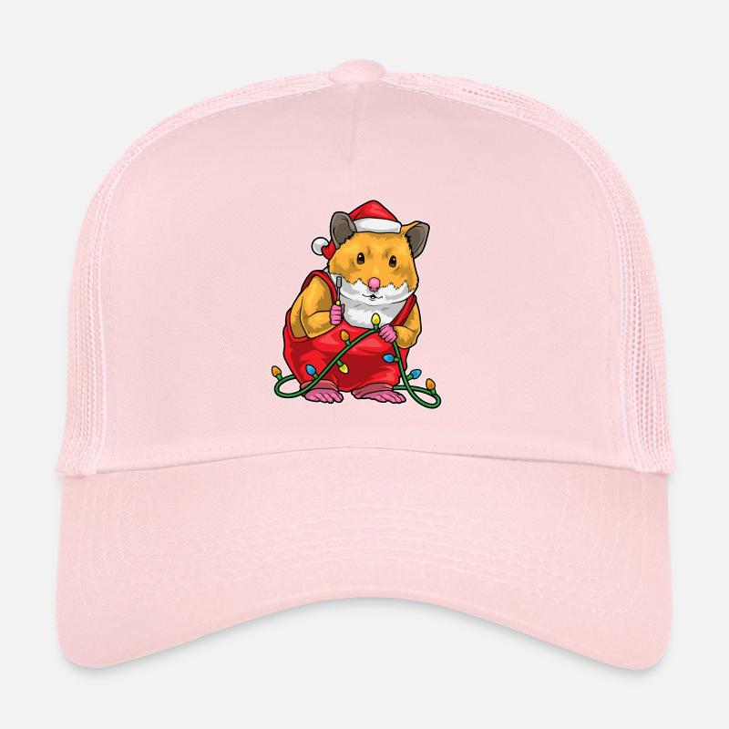 Hamster Weihnachten Handwerker Trucker Cap