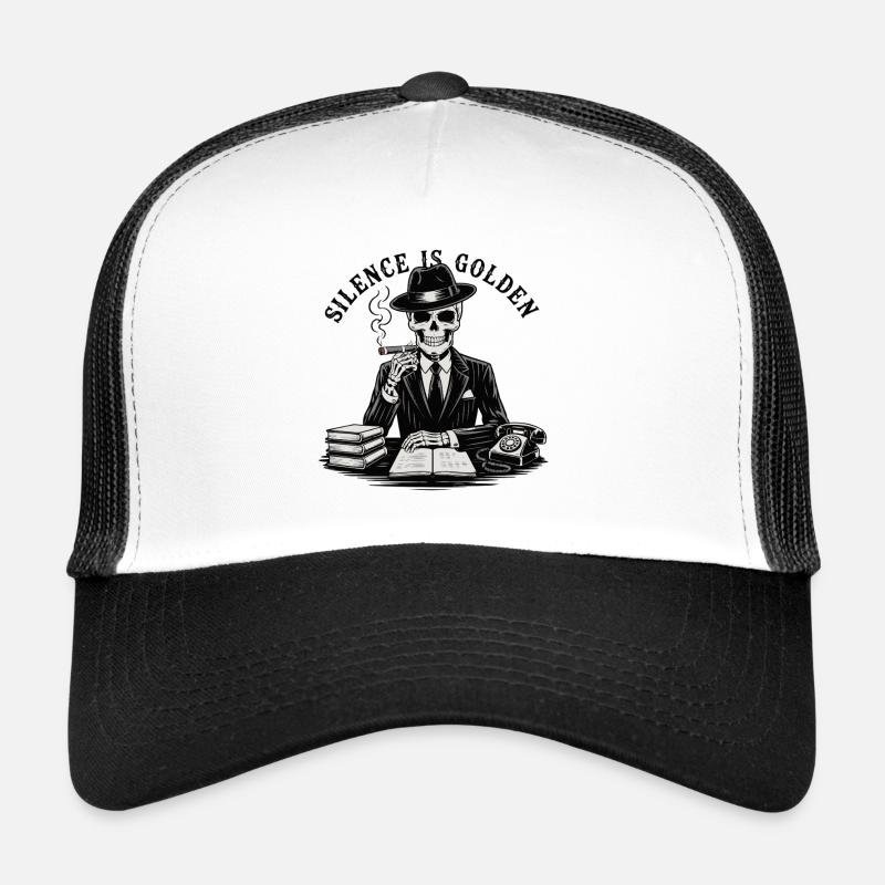 SILENCE IS GOLDEN Trucker Cap