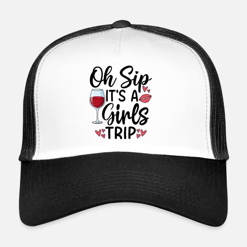 Oh Sip C’est un voyage entre filles Casquette trucker 