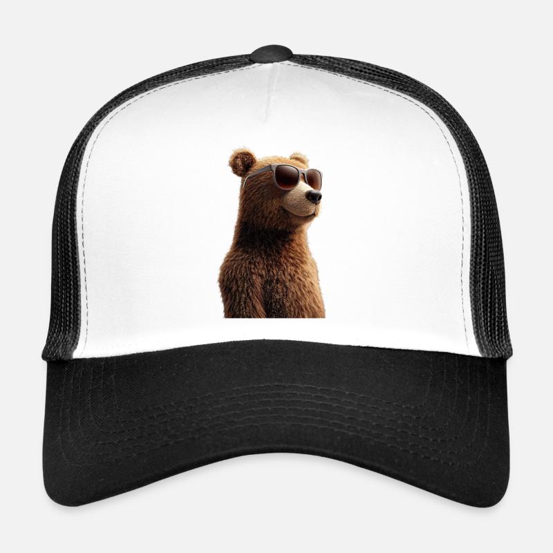 Ours brun, Grizzly, Frères d’ours, Forêt, Ours sauvages Casquette trucker 