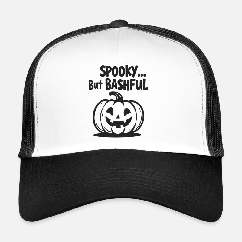 Spooky but Bashful Trucker Cap