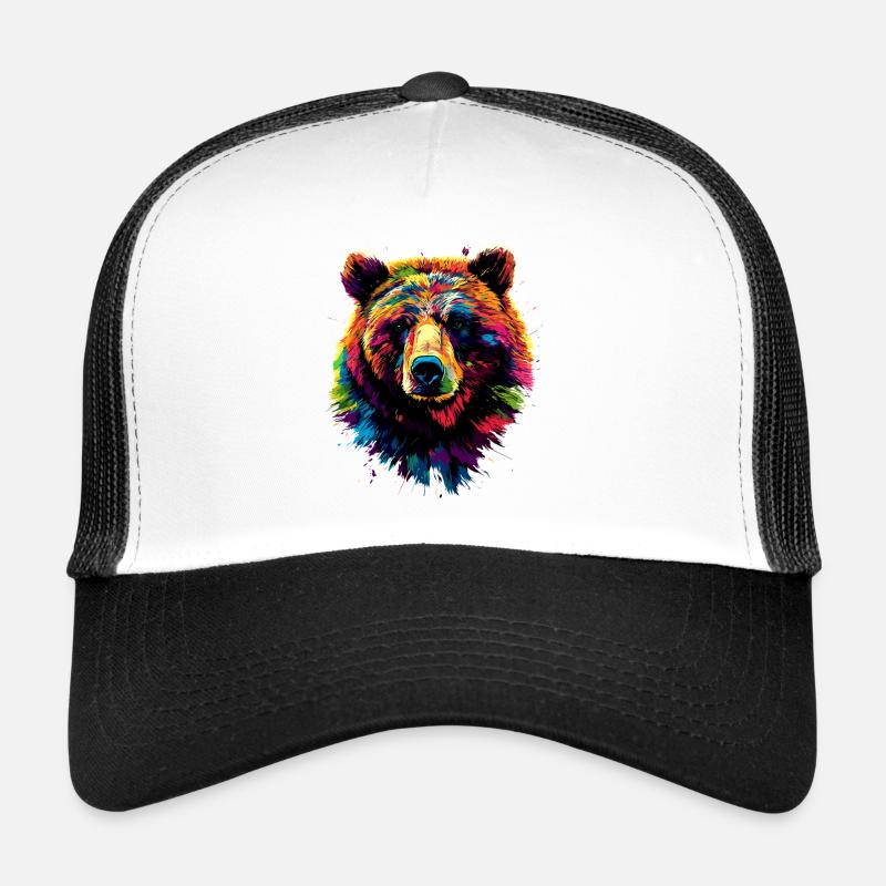 Brown Bear, Grizzly Bear, Bear Brothers, Forest, Wild Bears Trucker Cap