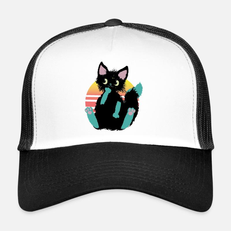 doodle chat blob, pense Casquette trucker 