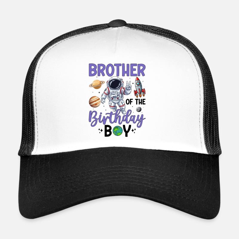 Conception d'anniversaire Space Brother Casquette trucker 