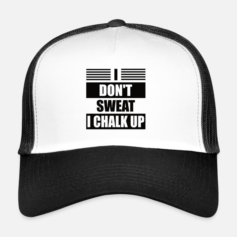 Je ne transpire pas, je craie un rocher Casquette trucker 