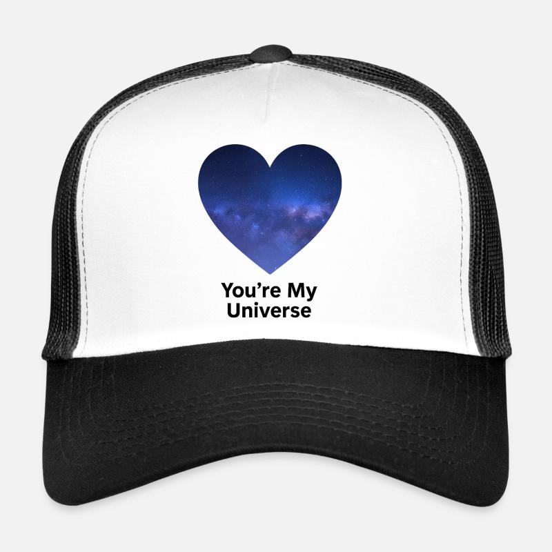Sternenhimmel Herz Universitätsdesign Trucker Cap
