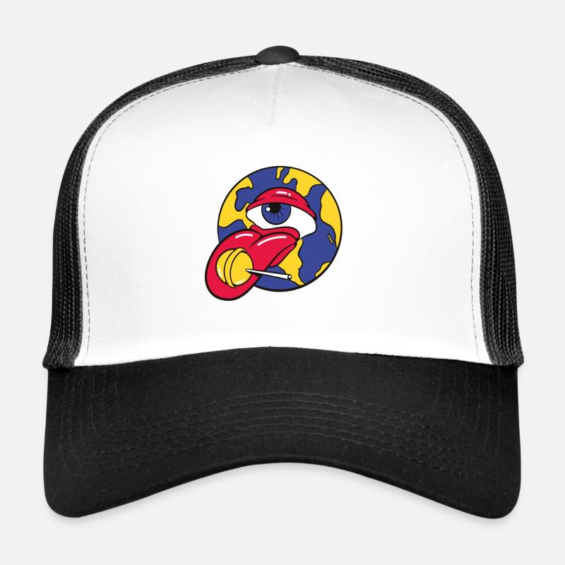 Eye and Brain Candy Surreal Illustration Trucker Cap
