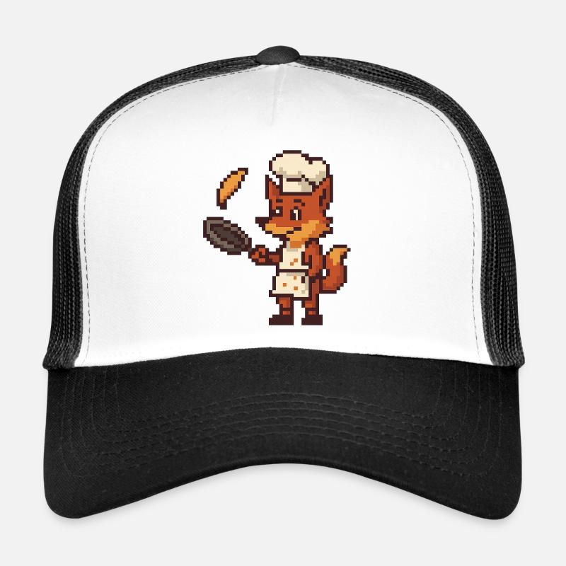 Chef de cuisine pixelisé Fox Casquette trucker 