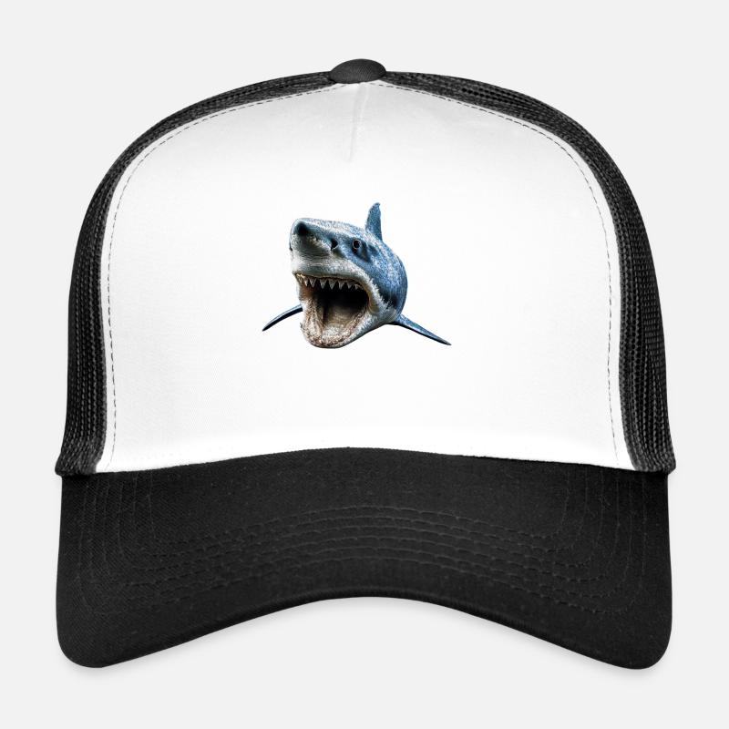 requin requin tigre requin plongeur requins mignons grand requin blanc Casquette trucker 