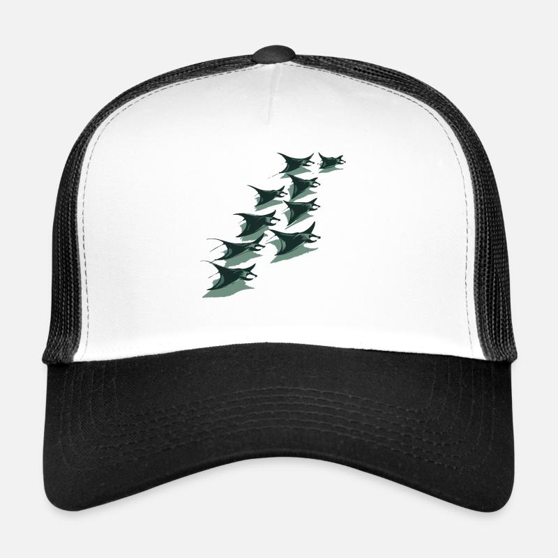 Manta Ray School – Elegant Underwater World Trucker Cap