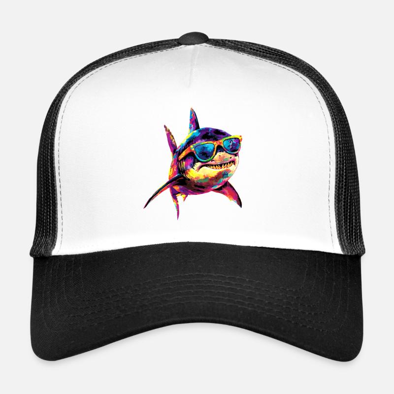 requin requin tigre requin plongeur requins mignons grand requin blanc Casquette trucker 