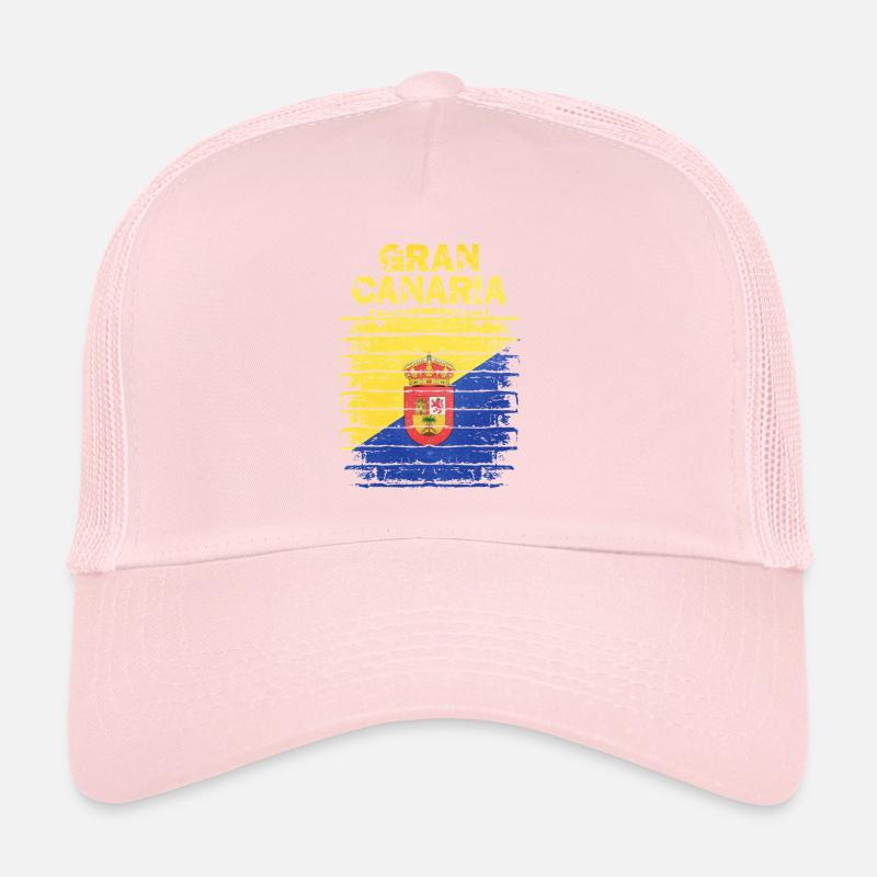 Drapeau Guanche au look rustique Casquette trucker 