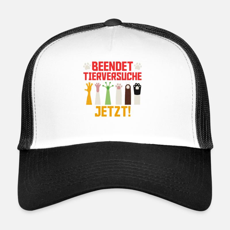 Tierwohl BEENDET TIERVERSUCHE JETZT LUSTIG Trucker Cap