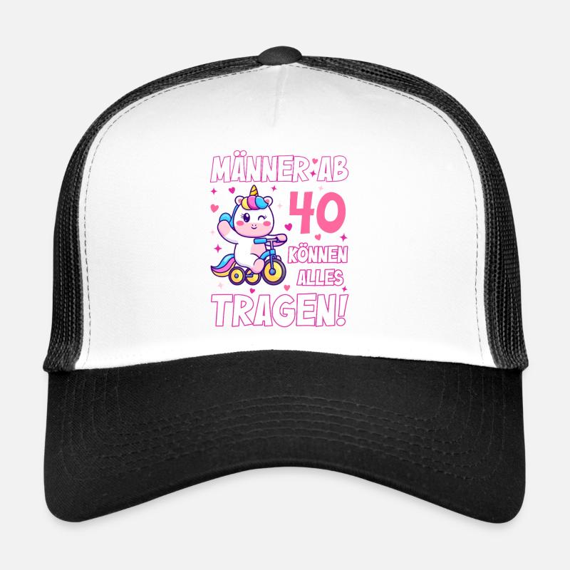 Les hommes de plus de 40 ans peuvent porter n’importe quoi pour leur 40e anniversaire Casquette trucker 
