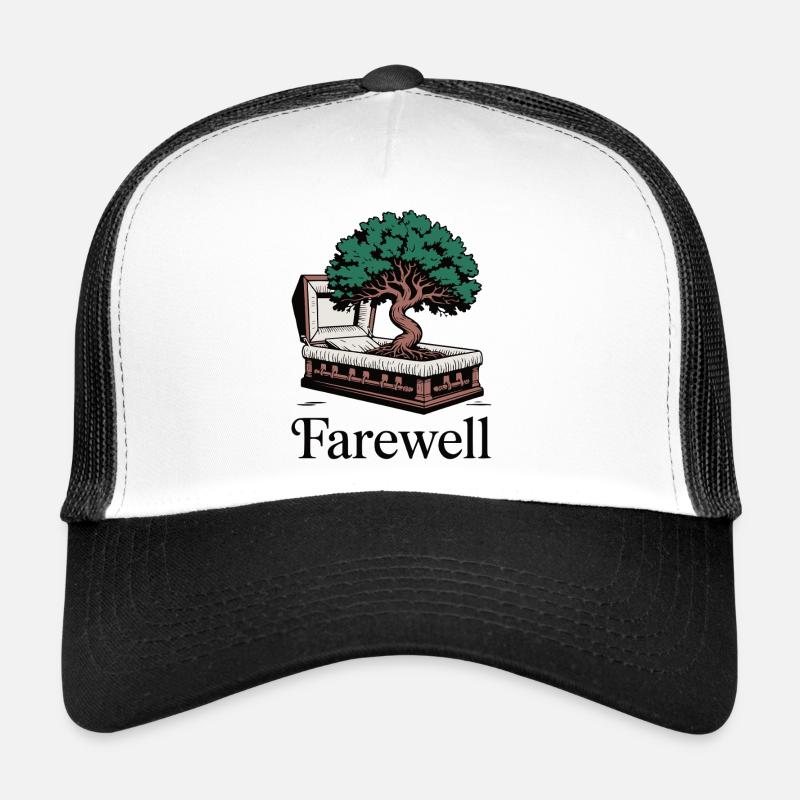 Conception de l'arbre de vie commémoratif Casquette trucker 