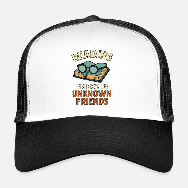 Reading Material Friendship Design Trucker Cap