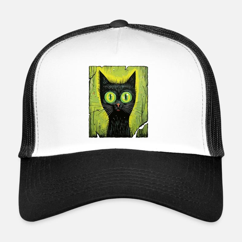 Mystischer Katzen Blick  Trucker Cap