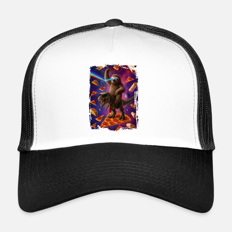 Space Explorers Dragon and Sloth Trucker Cap