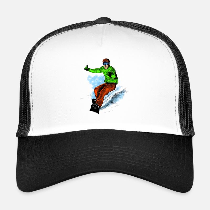 Snowboarding Trucker Cap