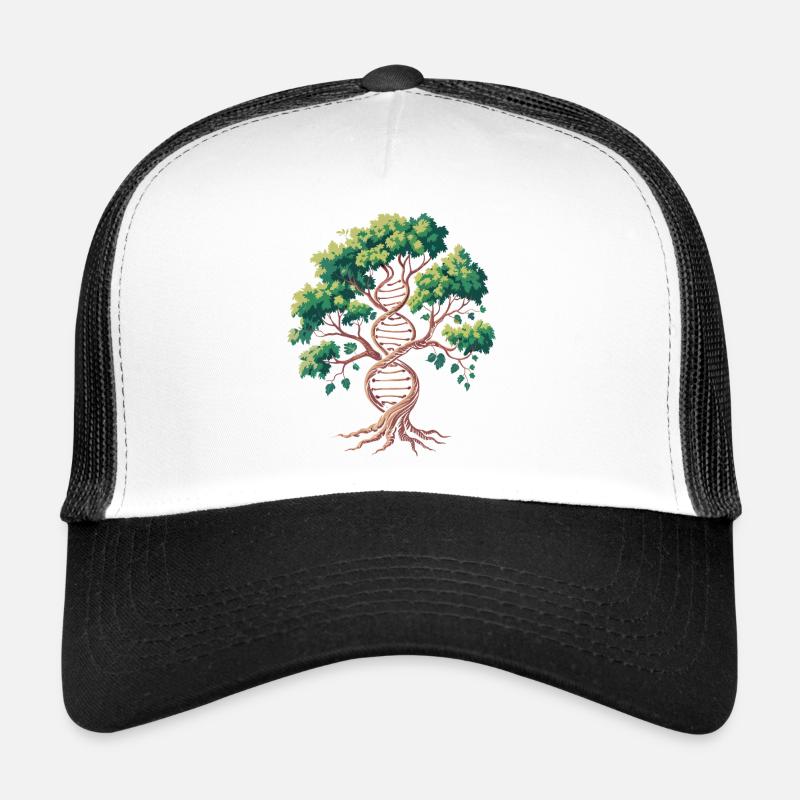 Lebensbaum DNA Verschmelzung Trucker Cap