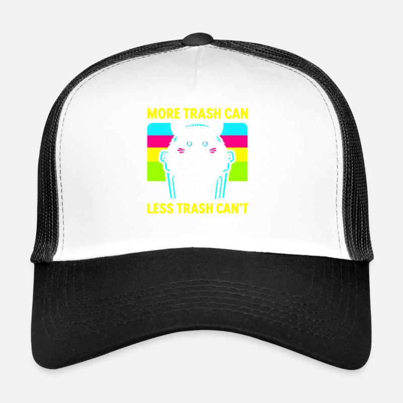 Waschbär Spruch Müll Humor Lustig Geschenkidee Trucker Cap