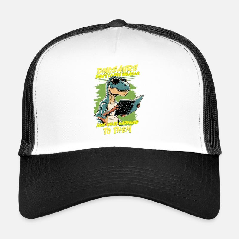 Braille Teacher Braille Dotum Trucker Cap