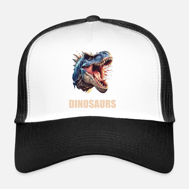 Dino Dinosaur Dinosaur Trucker Cap
