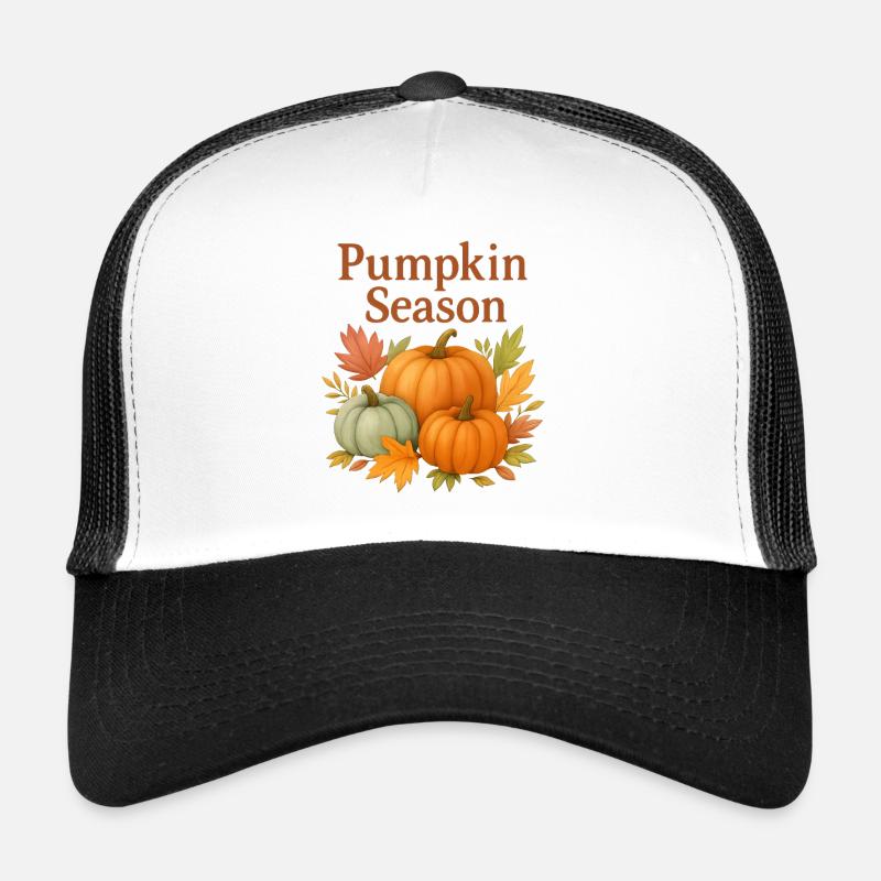 Saison des citrouilles – Citrouilles d'automne Casquette trucker 
