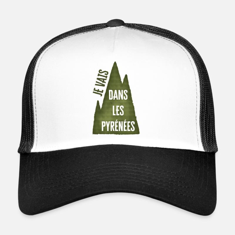 Je Vais Dans Les Pyrénées - Montagne Verte Casquette trucker 
