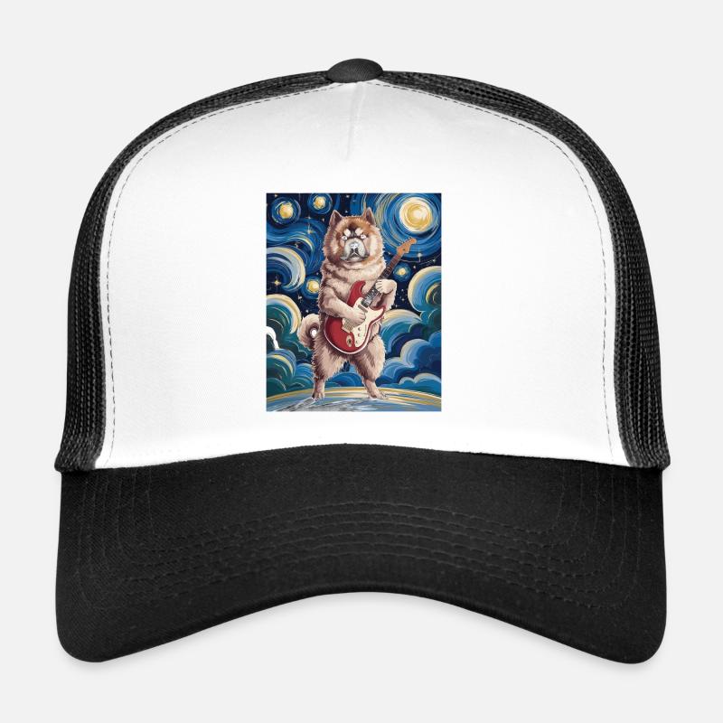 Starry Night Akita Trucker Cap