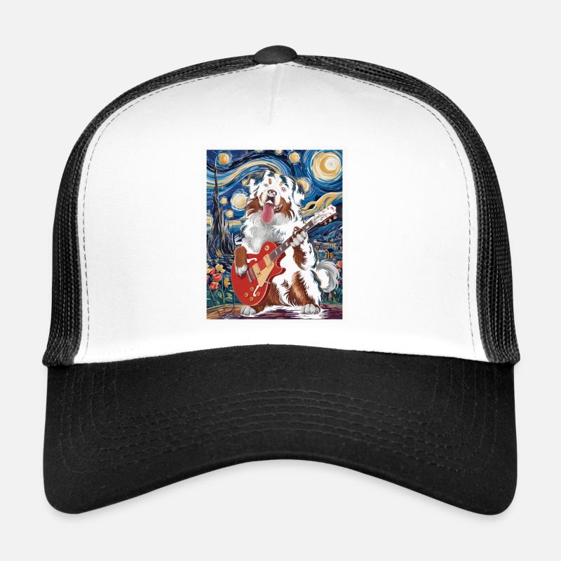 Hunde Starry Night Stil Trucker Cap
