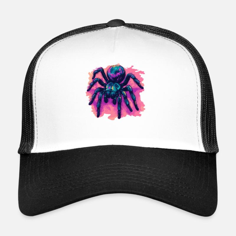 Taranteln Tarantel - Trucker Cap - Weiß/Schwarz