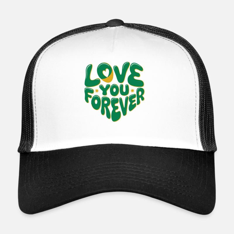 Love You Forever Herz Design Trucker Cap