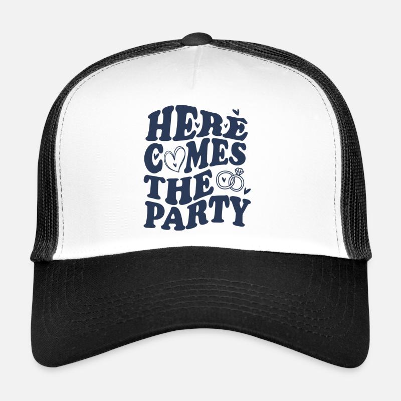 Here Comes the Party – Wedding Trucker Cap