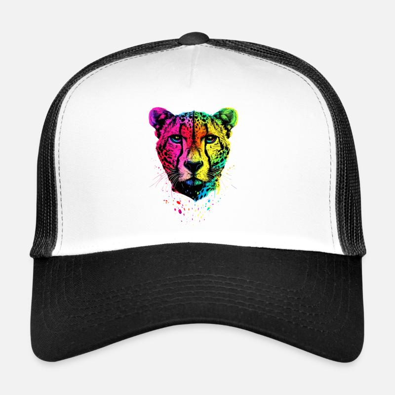 Guépard Guépard Gros chat Amoureux des chats Guépard Casquette trucker 