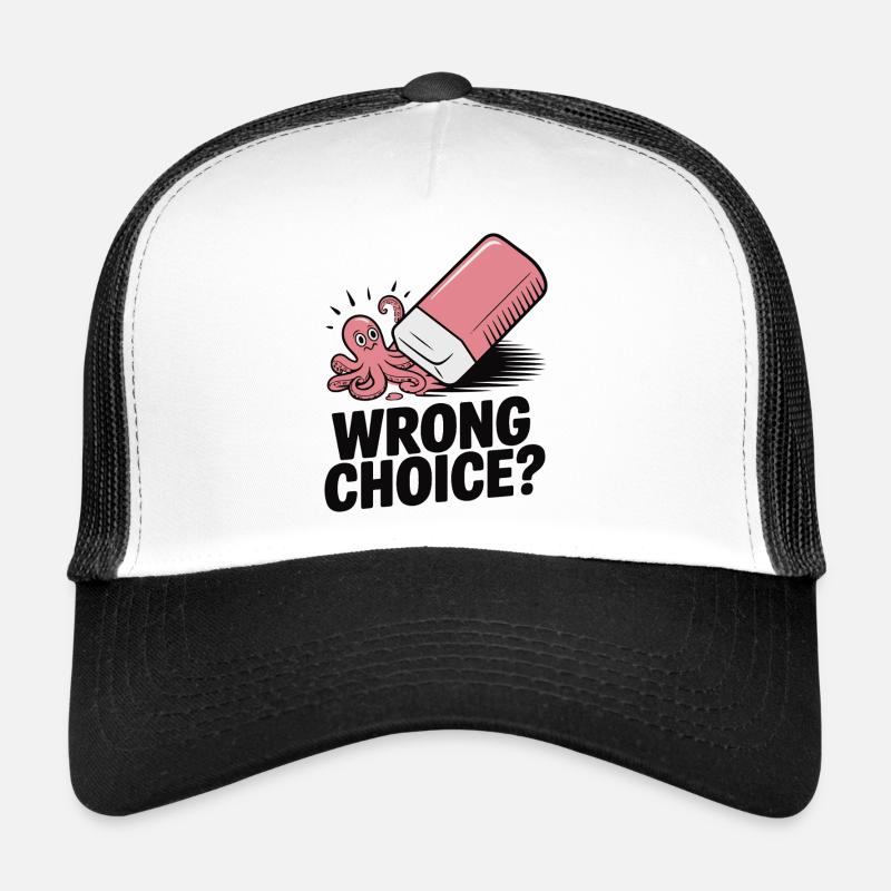 Gomme pieuvre ludique Casquette trucker 