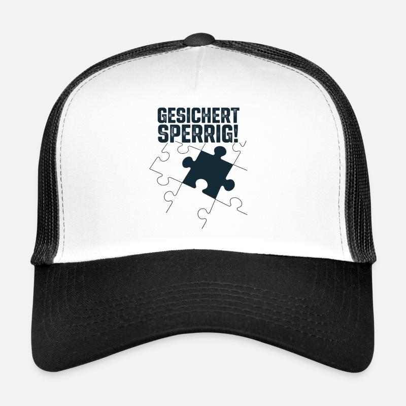 Gesichert Sperrig – Urban Puzzle Statement Trucker Cap