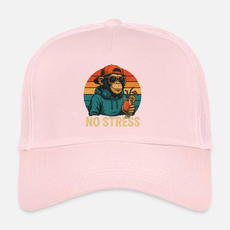 No Stress - Monkey Trucker Cap
