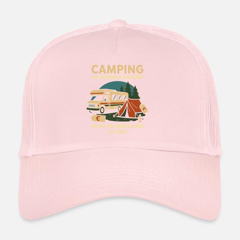 Dépenses de camping pour être sans-abri Casquette trucker 