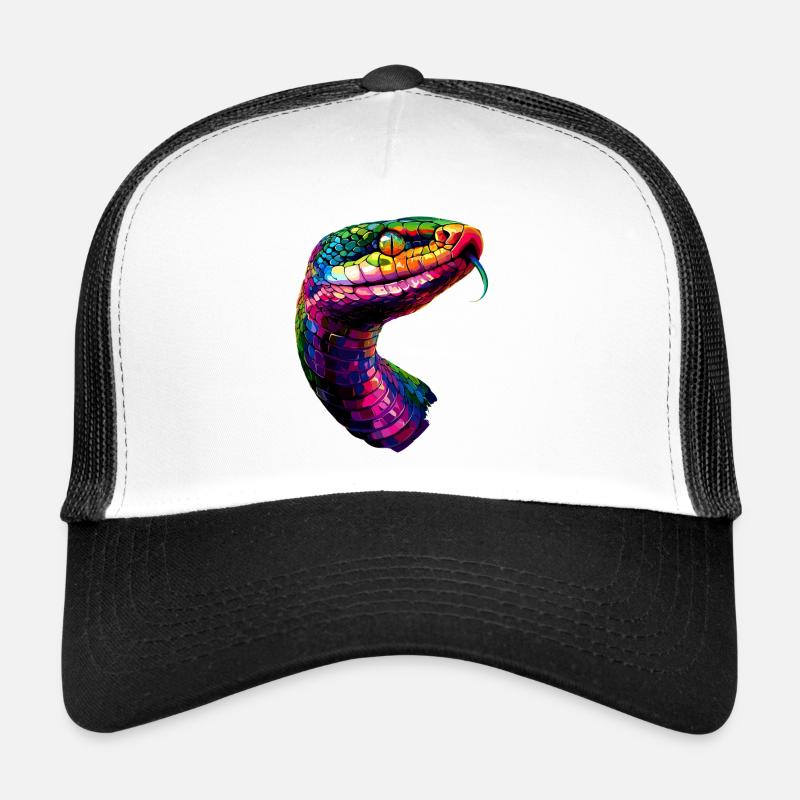 serpent, python, cobra, serpent à sonnettes, serpents Casquette trucker 