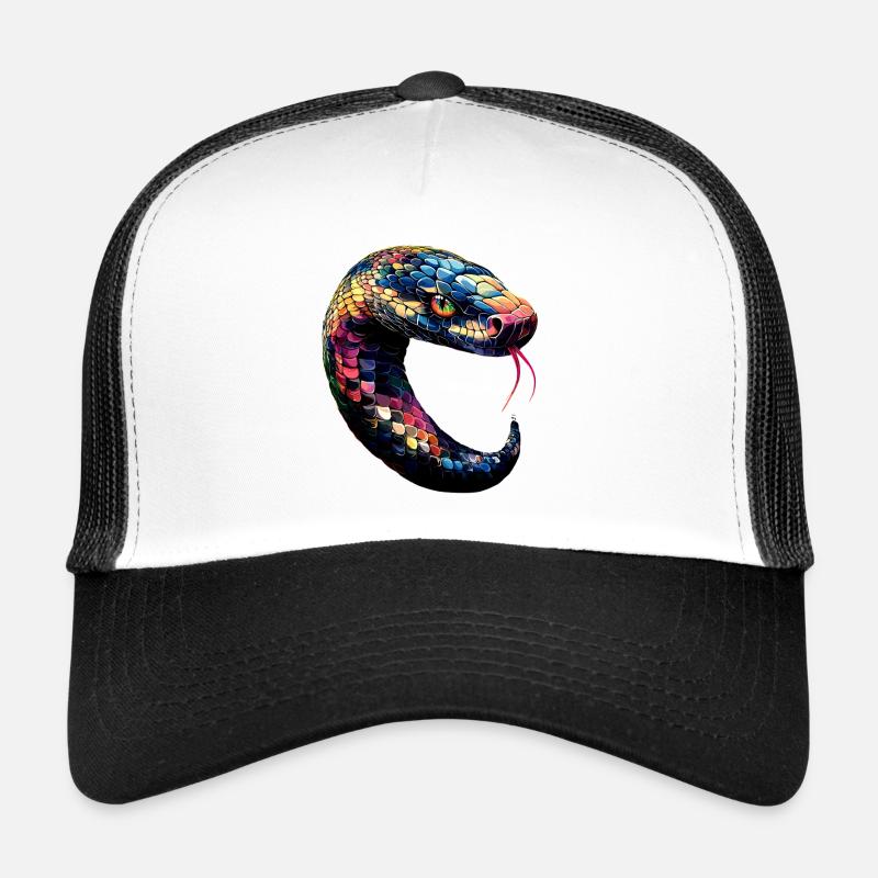 serpent, python, cobra, serpent à sonnettes, serpents Casquette trucker 