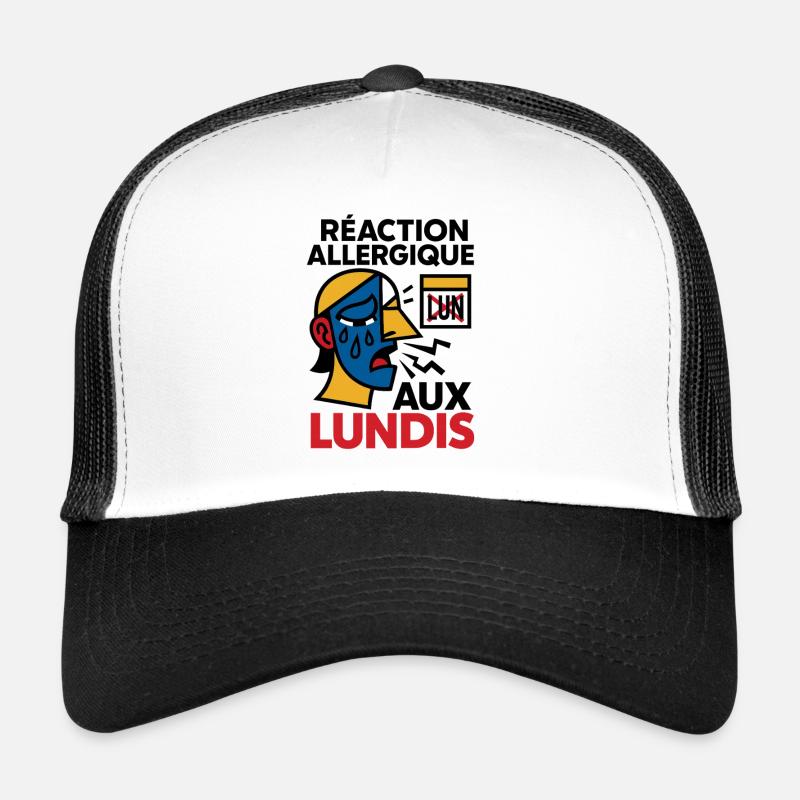 Expression of Allergic Reaction Monday Trucker Cap