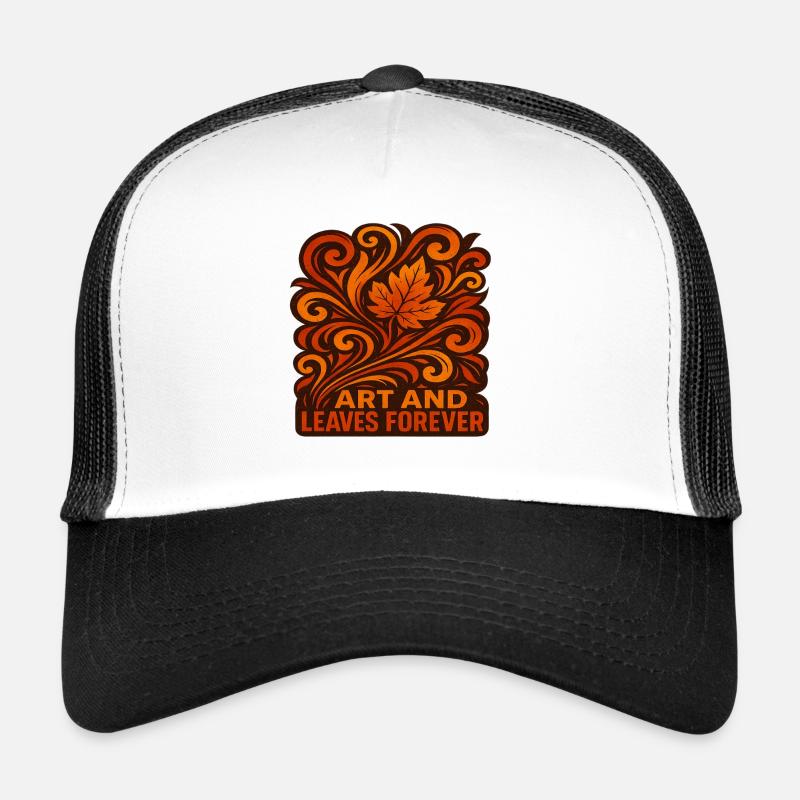 Abstract Autumn Herbst Herbstlich Trucker Cap