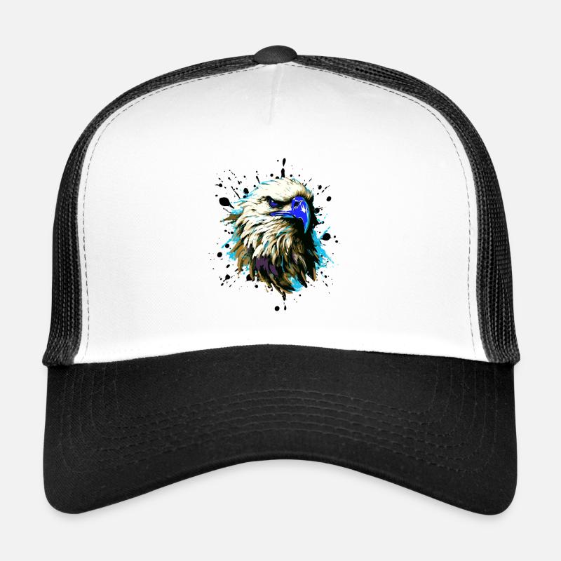 Eagle Head Animal Trucker Cap