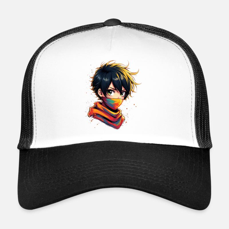 Ninja coloré avec mascarade Casquette trucker 
