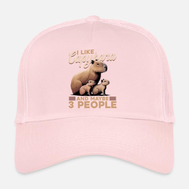 Drôle de Capybara Casquette trucker 