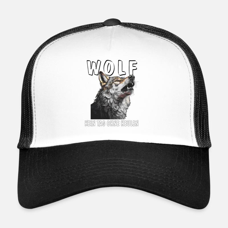 WOLF KEIN TAG OHNE HEULEN Trucker Cap