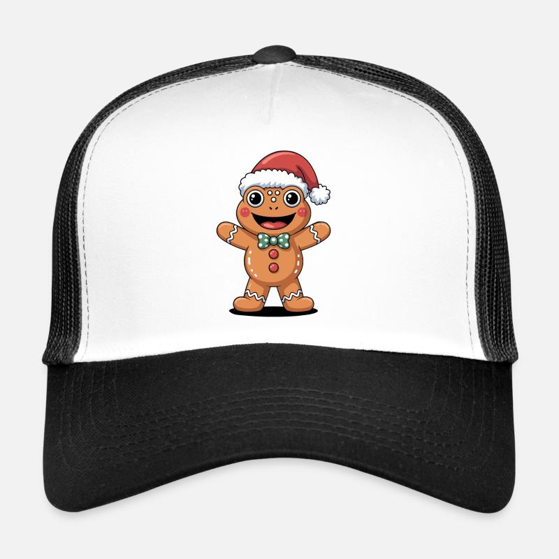 Grenouille de Noël Dessin animé d’hiver Casquette trucker 